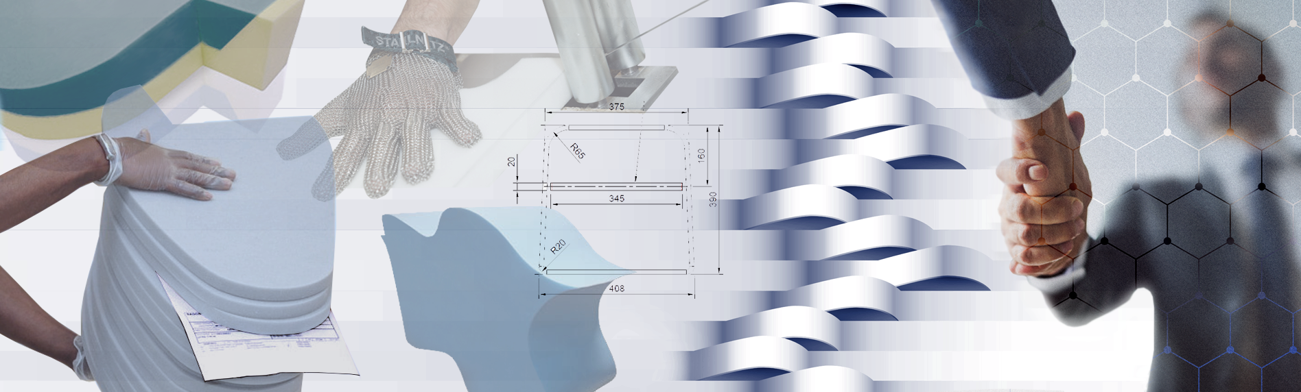 SAGOMA lavorazione poliuretano espanso flessibile