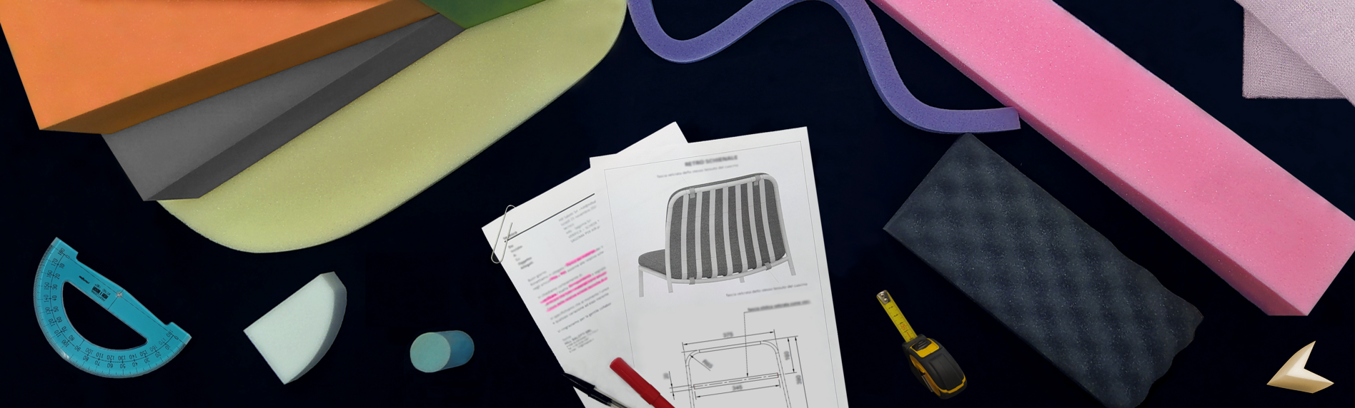 SAGOMA lavorazione poliuretano espanso flessibile